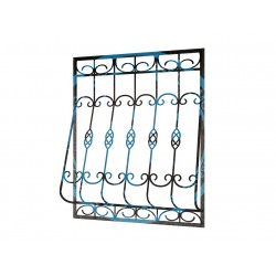 Кованая дутая решетка-61